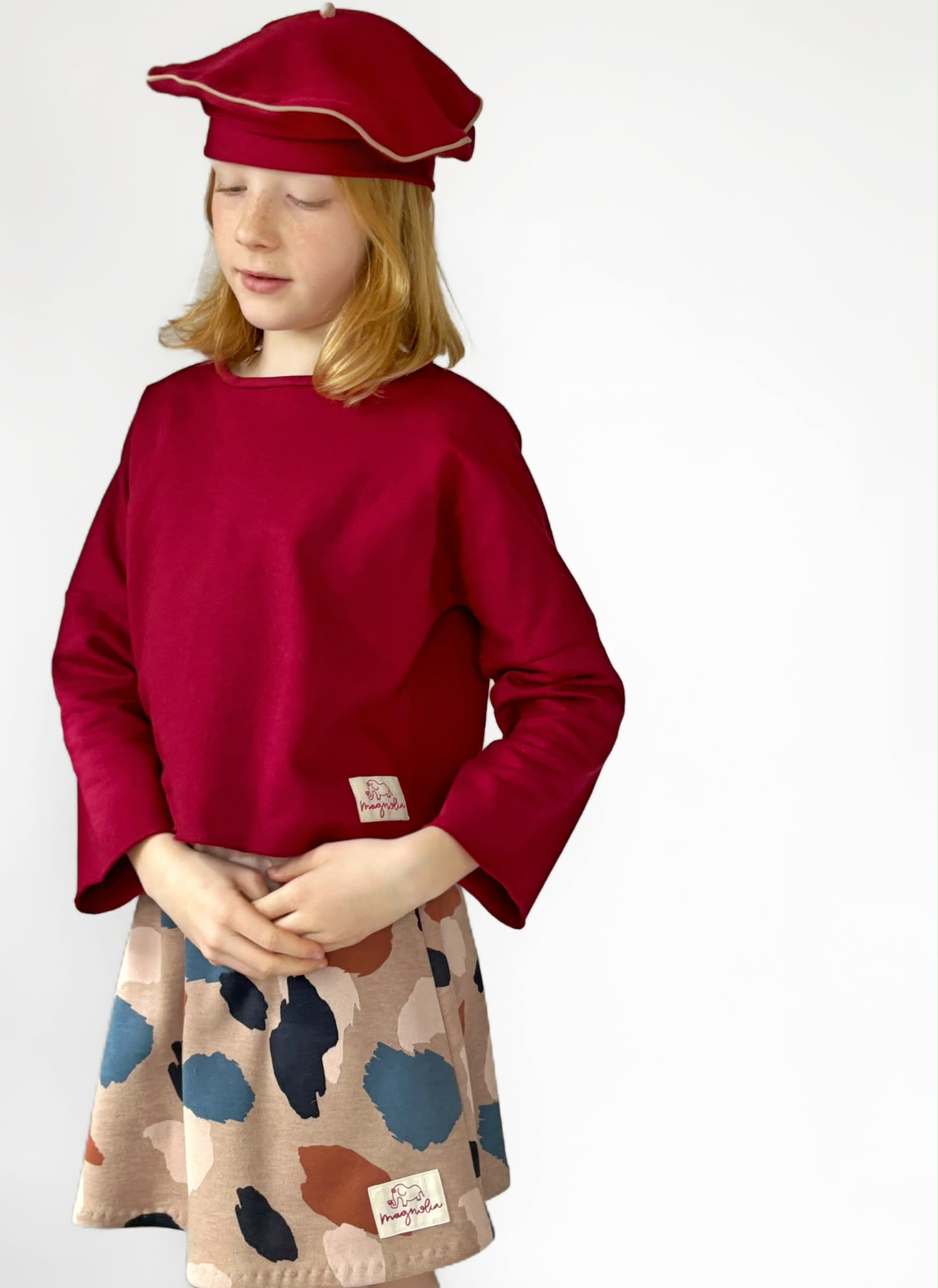 Falda French Terry animal print COLLEGE